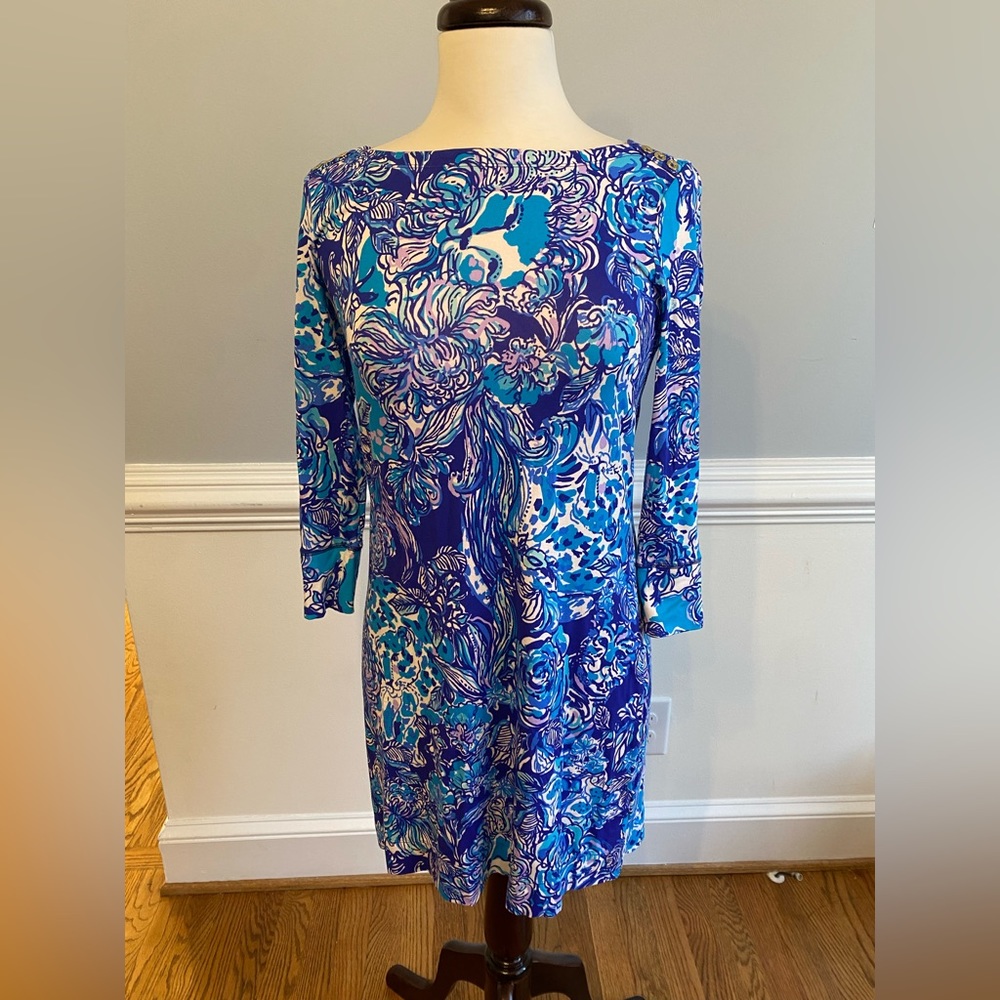 Blue floral Sophie dress Lilly Pulitzer
